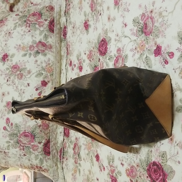 Louis Vuitton Monogram Cabas Mezzo shoulder bag authentic vintage parse - Picture 4 of 14